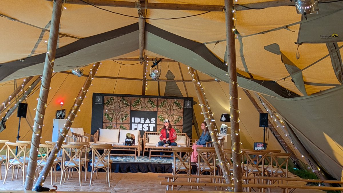 Rain or shine, we couldn't not make our way to Ideas Fest to catch up with some familiar faces, meet some new ones, and take a second to jump on a podcast to talk PR and LLMs. #IdeasFest