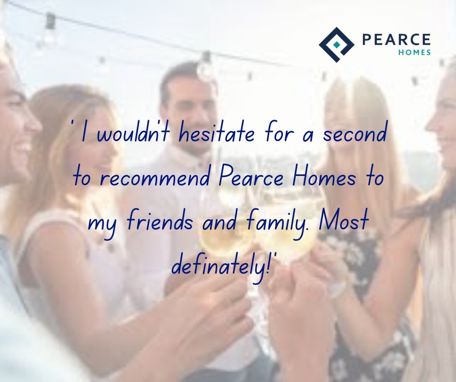 🤩 We strive to provide the highest standard of customer care and support which is one of the reasons why people who live in a Pearce home will recommend us to their friends and family.

#newhome #northdevon #localbuilder #customertestimonial