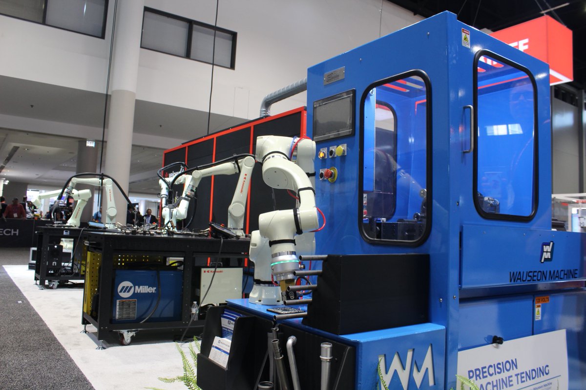 KawasakiRobot's tweet image. #Welding? ✅
High-performance #MachineTending? ✅
Test-driving new tech + winning swag? ✅✅

We’re in North Hall / Booth B15001 — and we’re not slowing down at #Fabtech.

👉 Missed us? Our robotics specialists are ready to talk shop: okt.to/ZJPo9E

#Kawasaki #Robotics
