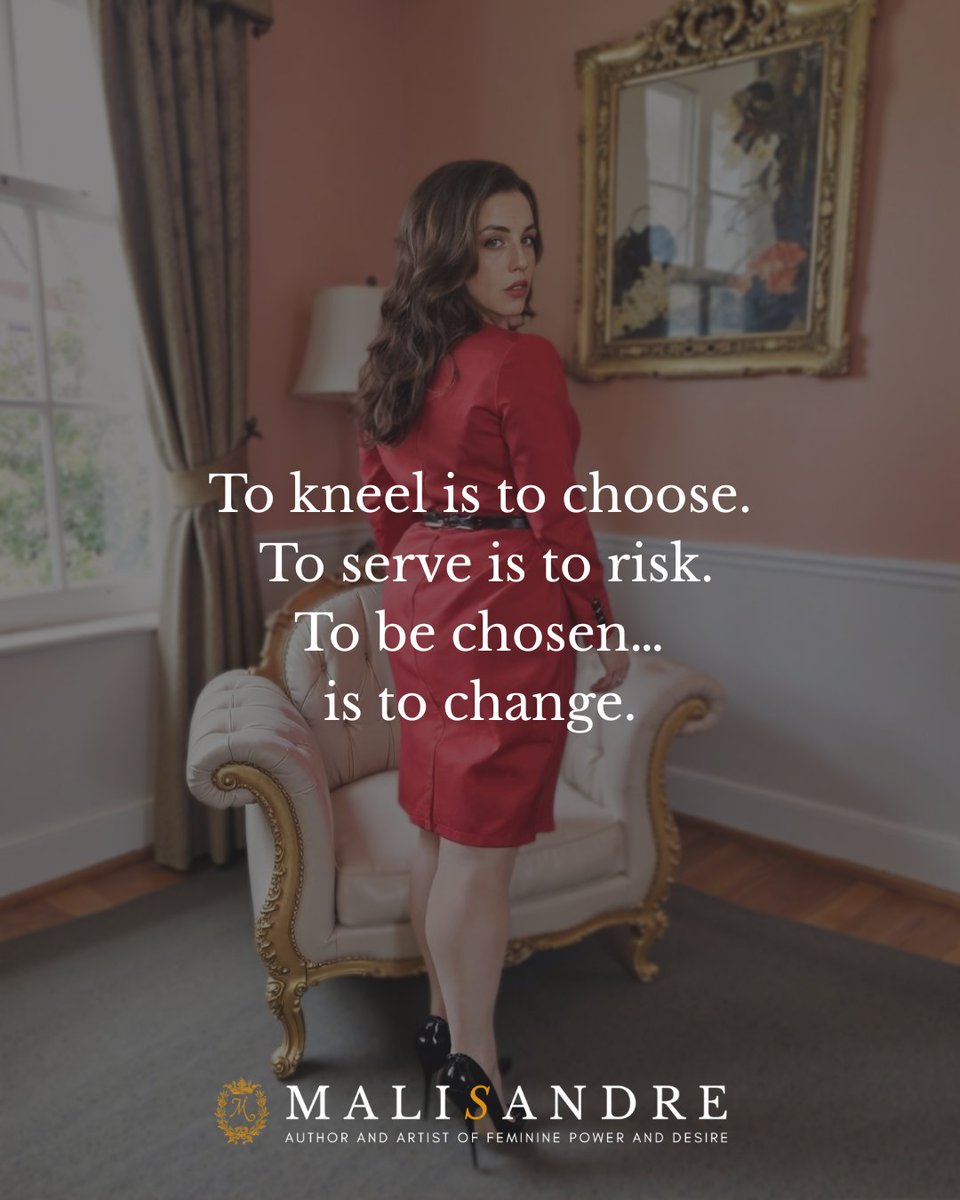To kneel is to choose.
To serve is to risk.
To be chosen… is to change.

I take on few, and never lightly.
What I create is not a scene, but a world.
It is not play — it is art.

✨ If you ache to be considered, submit yourself through the link in my bio. I decide who is worthy