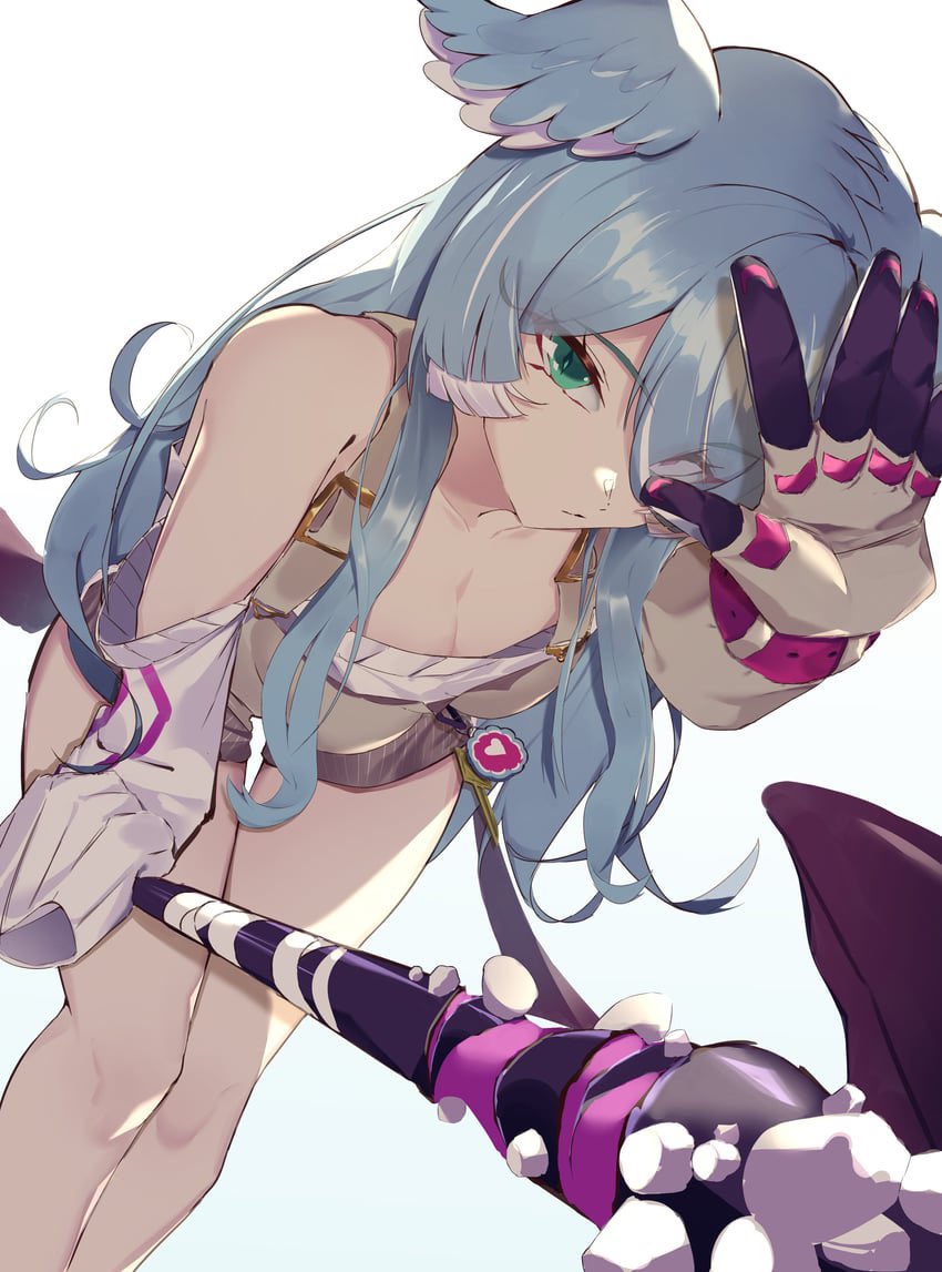 It seems Hikari got back from some adventuring, carrying her customised bat in hand while strolling.