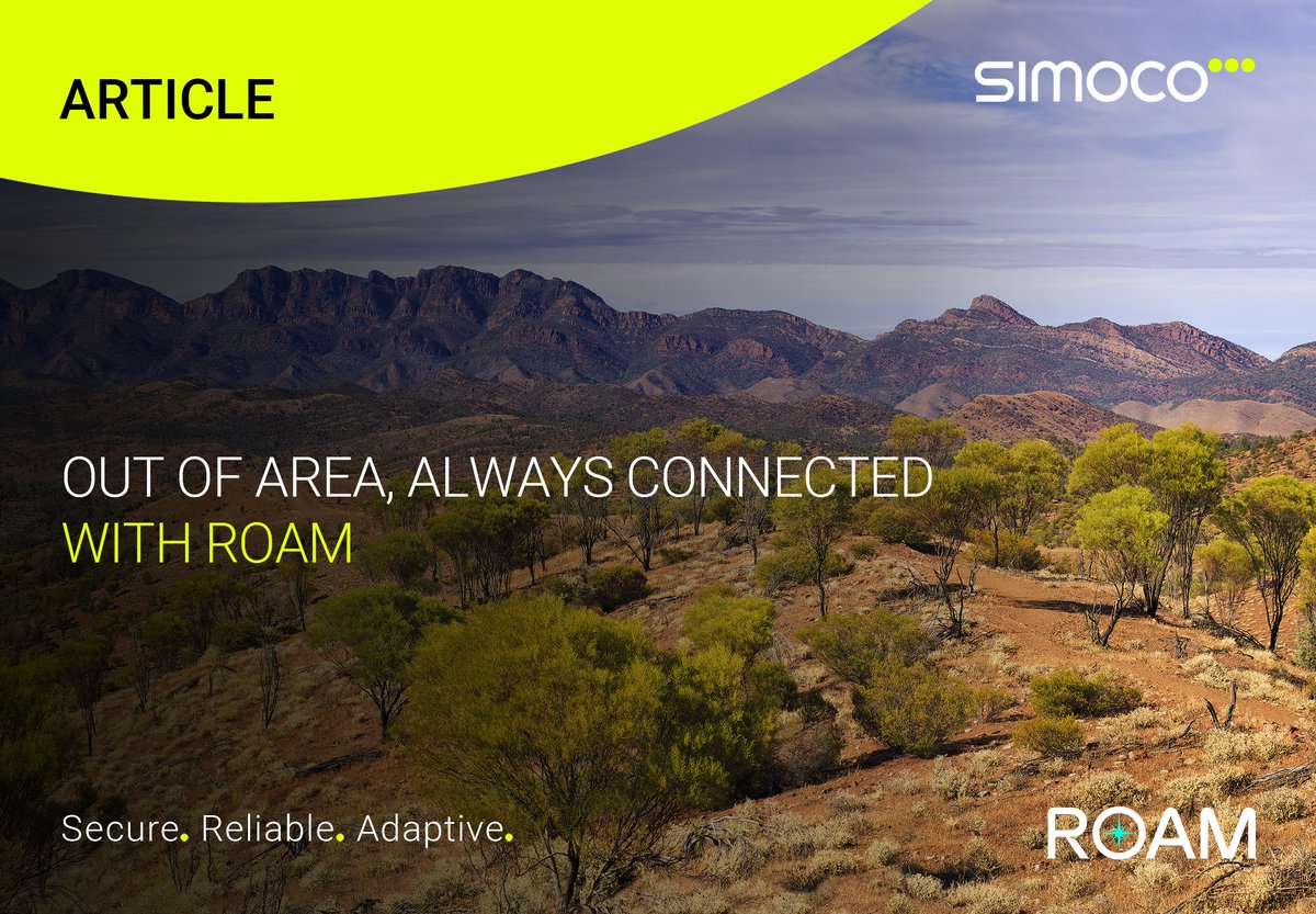 SimocoWS's tweet image. 🚨 Excited to share our feature in Critical Comms: “Out of Area, Always Connected with ROAM from Simoco.”
ROAM keeps teams online in remote & rural areas — extending coverage, switching across networks & boosting safety.
🔗 bit.ly/3JW93lj