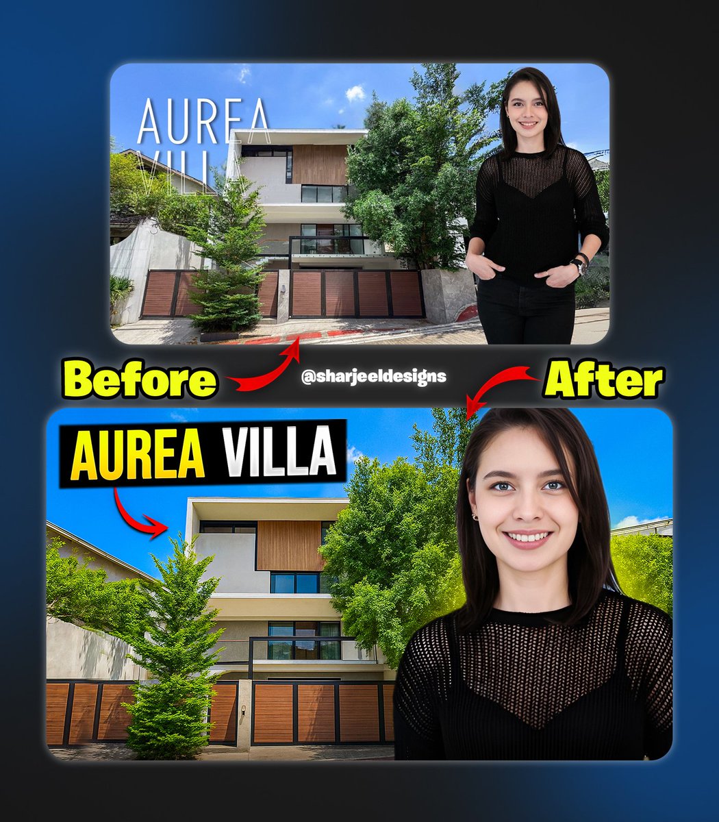 SharjeelDesigns's tweet image. Before vs After. Will you click on this Thumbnail?  
#sharjeeldesigns #youtubethumbnaildesign #realstatethumbnail