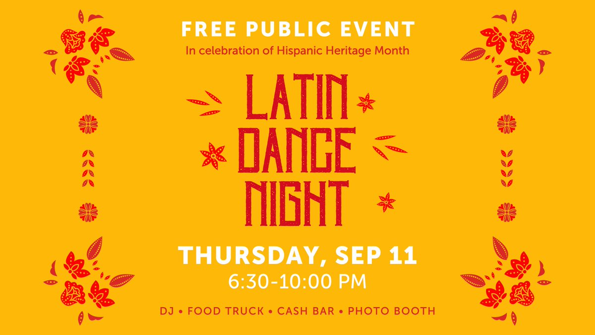 Help us kick off Hispanic Heritage Month with a FREE fun event (adults 18+ only)....Latin Dance Night TONIGHT <a href="/TheGraceMuseum/">The Grace Museum</a> 6:30-10 pm!