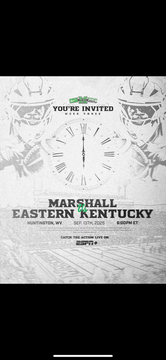 I will be at the University of Marshall this Saturday ‼️ <a href="/HerdFB/">Marshall Football</a>