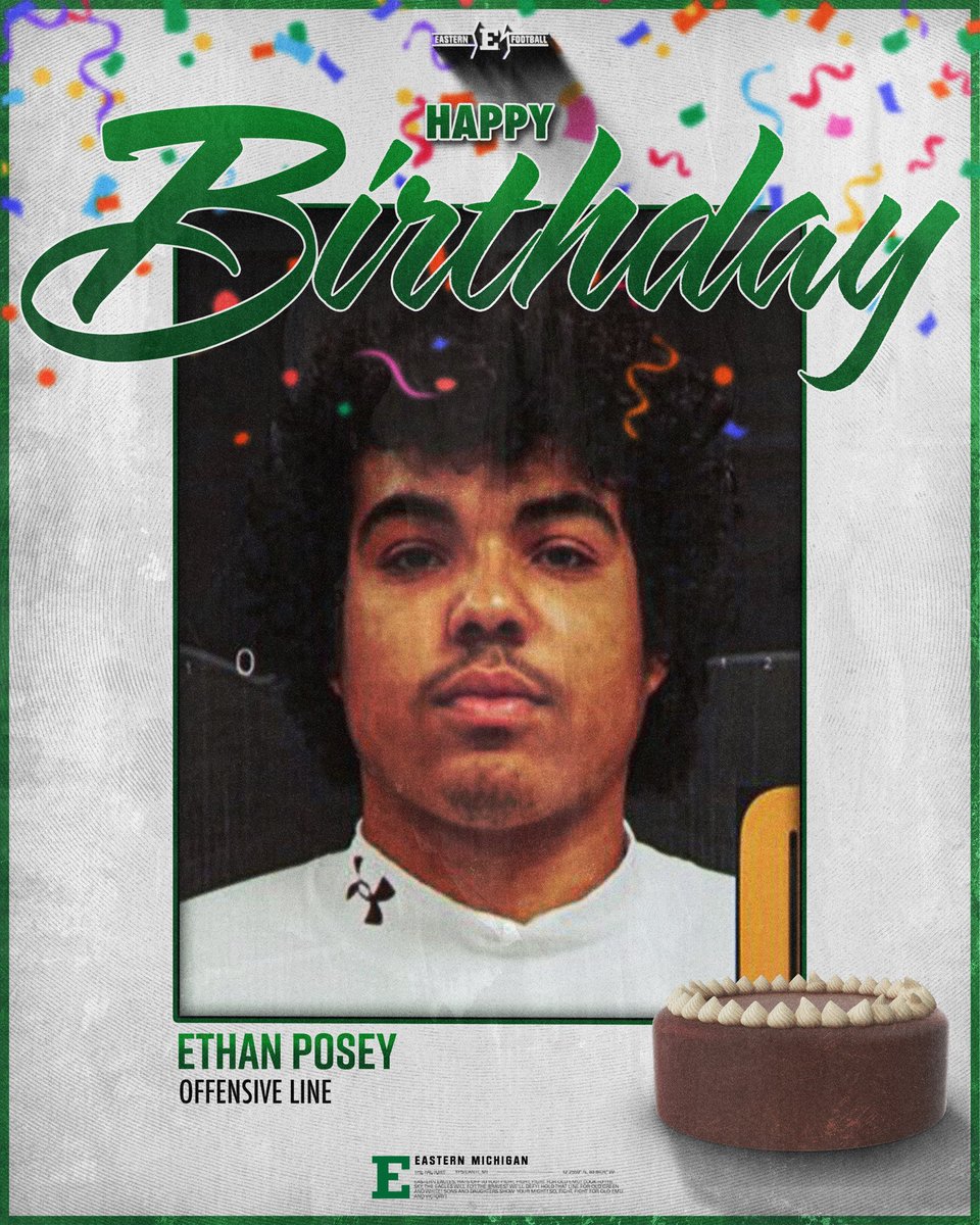 Thank you <a href="/EMUFB/">Eastern Michigan Football</a> for the birthday wishes!

<a href="/CoachWiesehan/">Chris Wiesehan</a> <a href="/btroher14/">Bryce Troher</a> <a href="/TylerThedorff/">Tyler Thedorff</a> <a href="/BrotherRiceFB/">Brother Rice Football</a> <a href="/CoachQuedenfeld/">Coach Quedenfeld</a> <a href="/OLMafia/">OL MAFIA</a> <a href="/EDGYTIM/">Timothy “EDGYTIM” OHalloran</a>