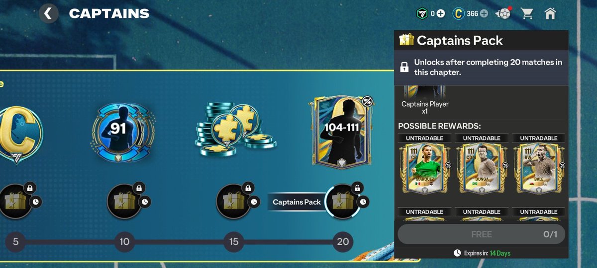 FC MOBILE NEWS (F2P) (@ea_fcmobile_) on Twitter photo Damn We Need To Play 20 Matches to unlock final milestone 🤕
<a href="/EASFCMOBILE/">EA SPORTS FC MOBILE</a> at least add skill games as well 👀 Damn We Need To Play 20 Matches to unlock final milestone 🤕
<a href="/EASFCMOBILE/">EA SPORTS FC MOBILE</a> at least add skill games as well 👀
