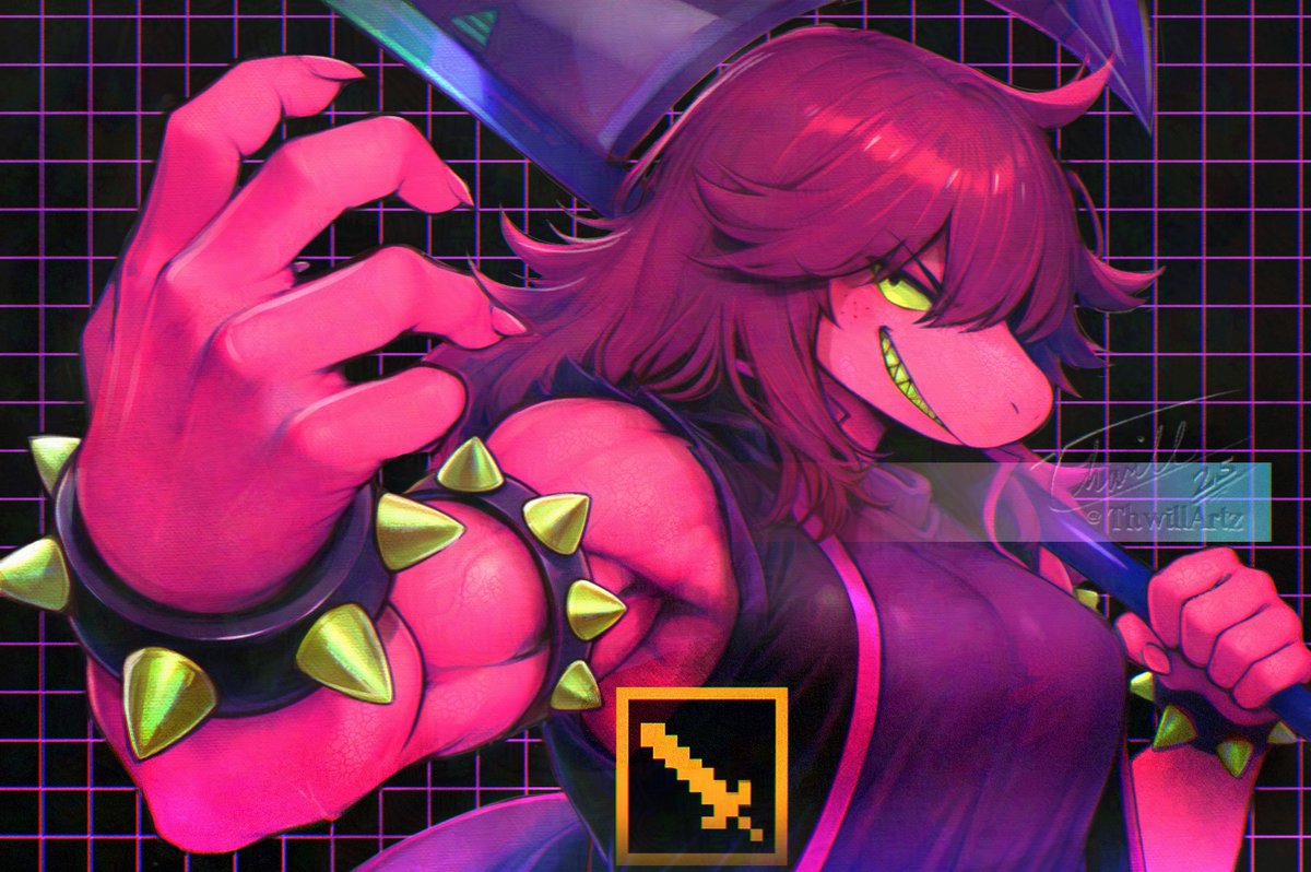 May I interest you in some sick wireframe #DELTARUNE aesthetic? 🎮