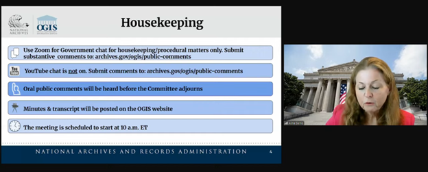 OGIS Director Alina Semo has welcomed the Committee to today's meeting. Join us at: youtube.com/live/HPHGBV0Yb…