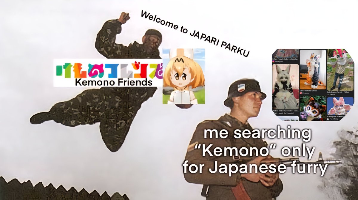 We already have a perfect match ourselves

Kemono friends vs Kemono (furry)