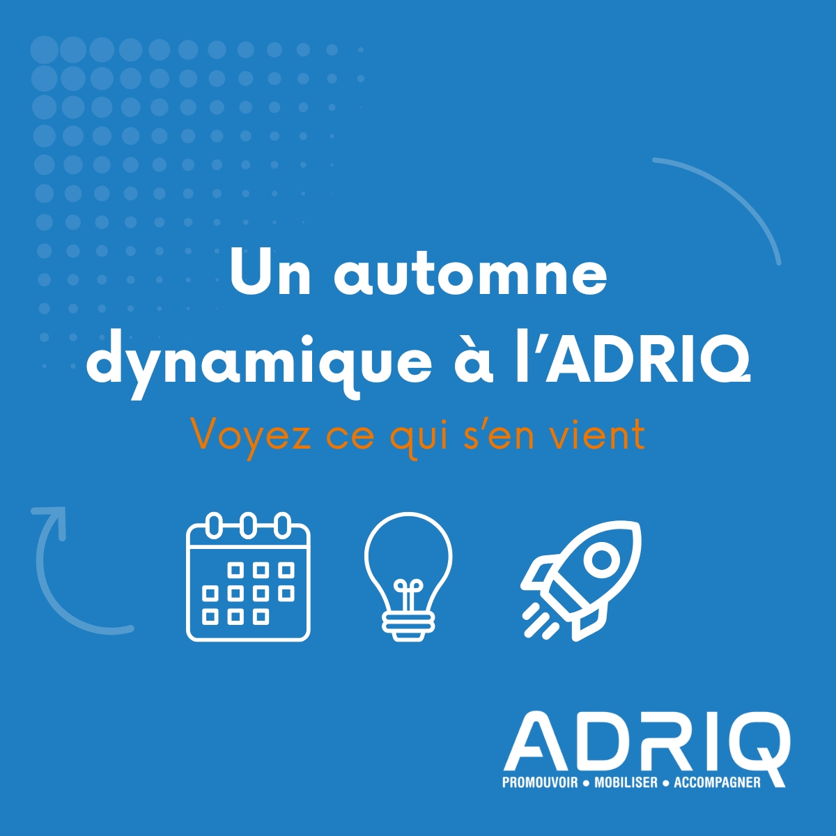 ADRIQ_RCTi's tweet image. 🍂 La rentrée est lancée à l’ADRIQ ! 

Un automne riche en innovation et occasions de collaboration 🚀

👉 Détails : app.cyberimpact.com/newsletter-vie…~~

#Innovation #PME #TransformationNumérique #Réseautage #GalaInnovation