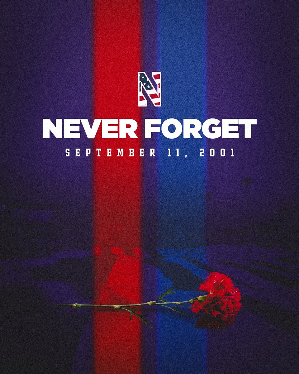 Honoring the memory of the lives lost on September 11, 2001. #NeverForget 🇺🇸