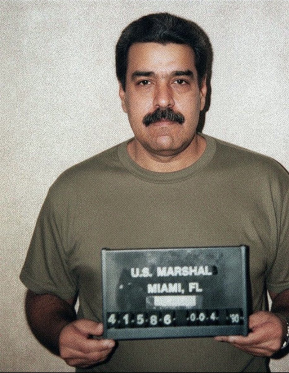 Slmttr's tweet photo. POV: Eres el U.S. Marshal y te toca tomar la foto más esperada de los últimos 20 años. ¿Qué le dirías antes de disparar el flash?
(Yo le diría: 'Sonríe, el país entero te está viendo, ¡pero por fin!') https://t.co/xw931oiwbK