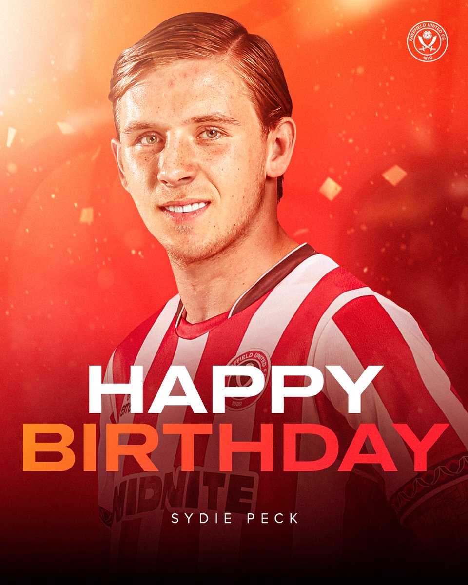 SheffieldUnited's tweet photo. Happy birthday, Sydie! 🎂 https://t.co/95y2oD6qXu