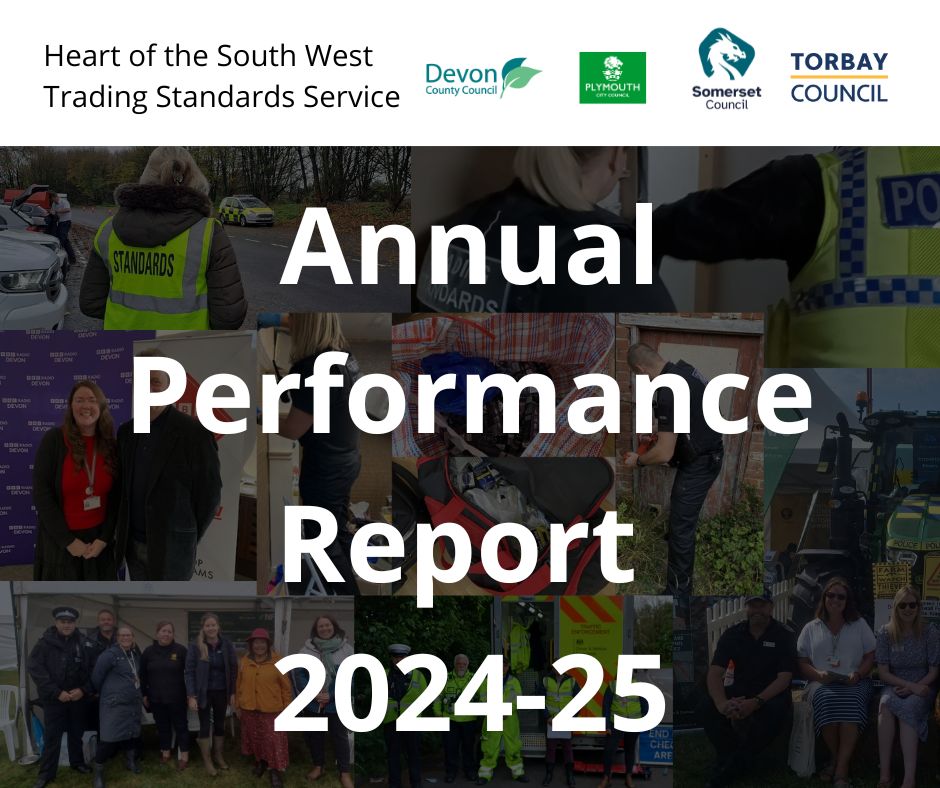 2024-25 was another busy year for our service - find out more about all that we achieved in our 2024-25 Annual Performance Report on the link below ⤵️
devonsomersettradingstandards.gov.uk/about-us/servi…