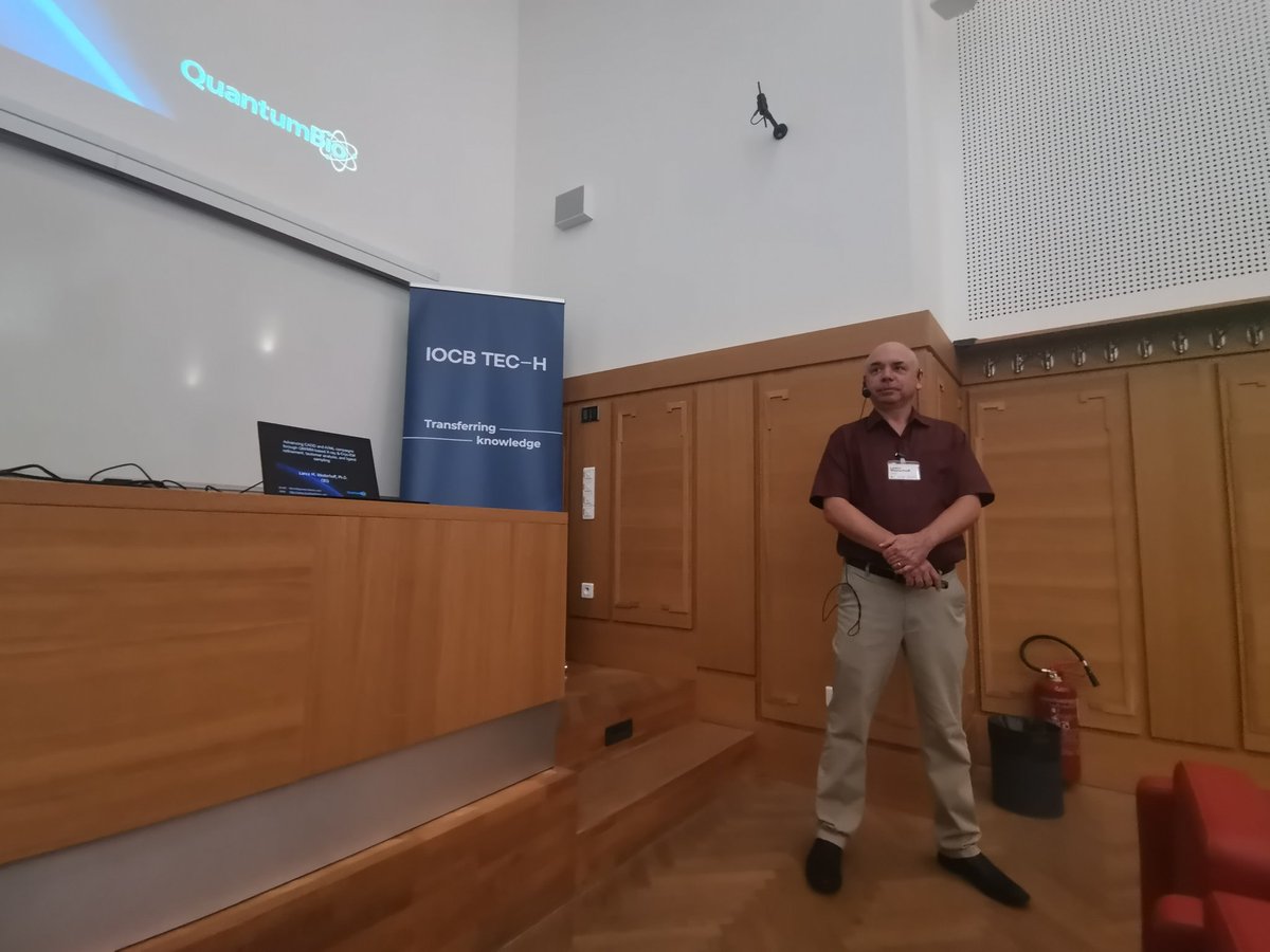 madAniceP's tweet image. Final sessions at our #CECAM Workshop featured Lance Westerhoff, Peter Nagy &amp;amp; Subrahmanyam Sappati on QM/MM refinement, high-level #QM benchmarking &amp;amp; antifungal design. A strong finish with lively discussions &amp;amp; closing remarks!
@cecamEvents #DrugDesign #CECAMinPrague @IOCBPrague