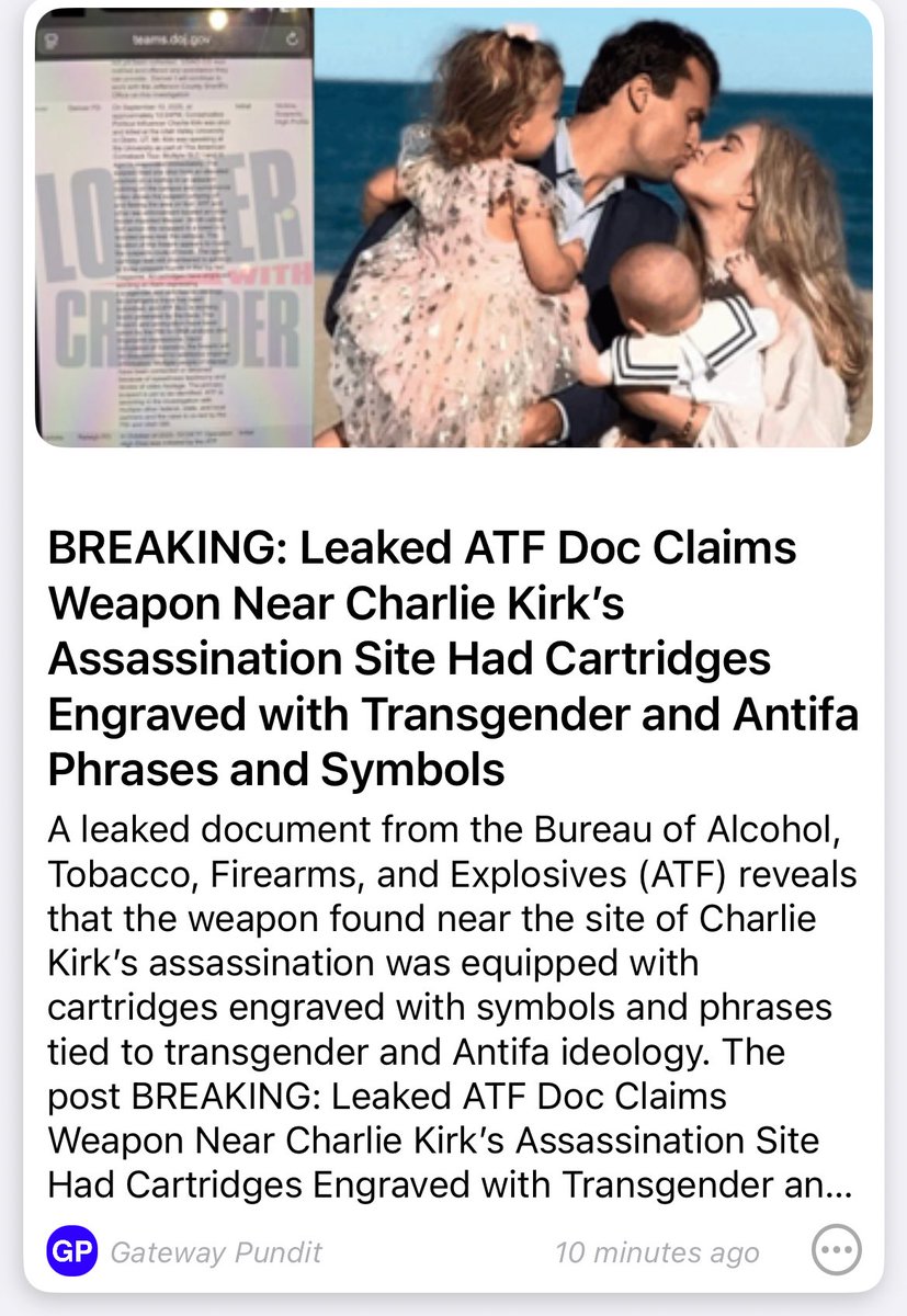 Lets hope no one trans was involved with Charlies death it will be a bad day for them. #CharlieKirk