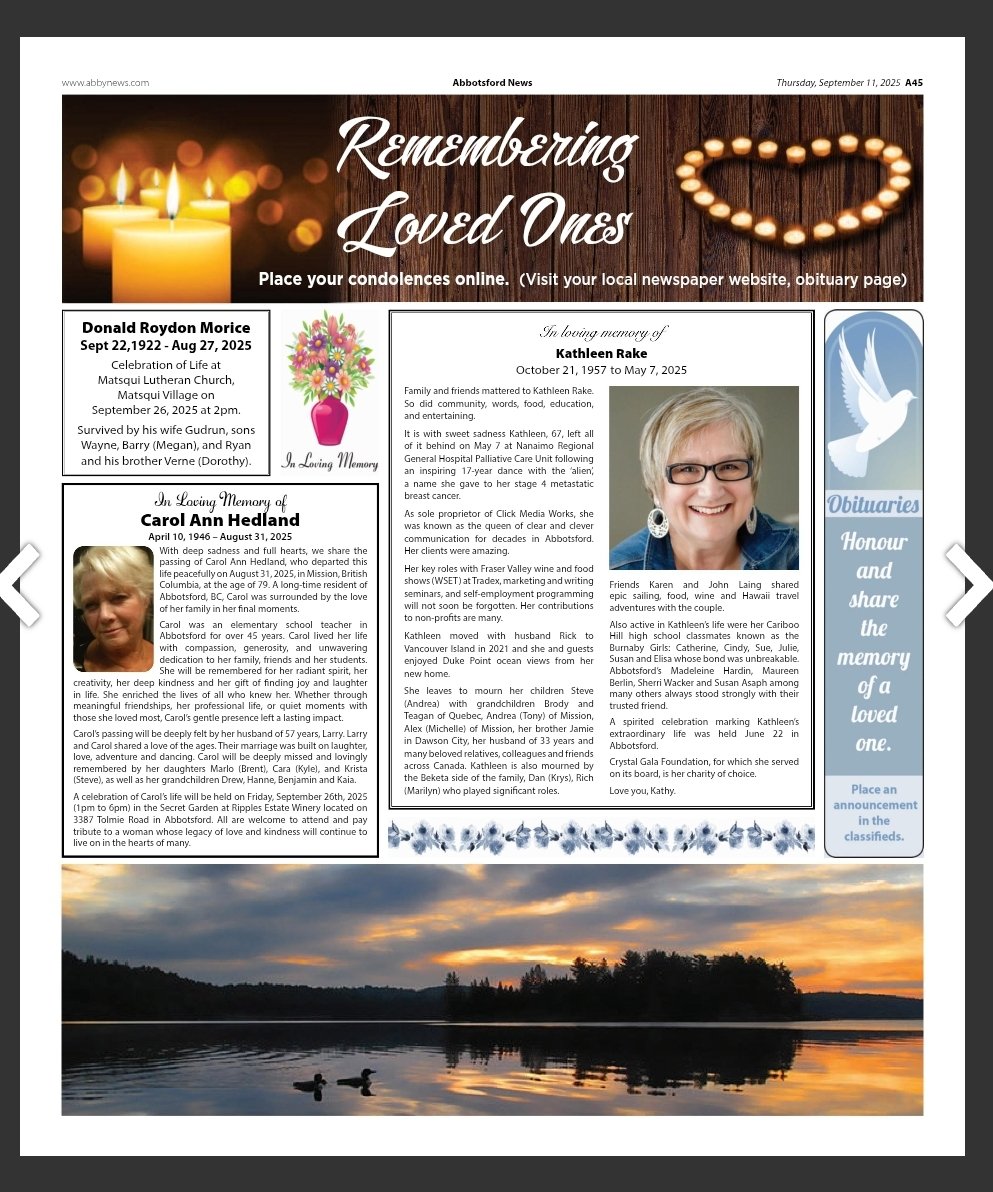 RickRake's tweet photo. Today's Abbotsford News. https://t.co/KQ7erwKsa4