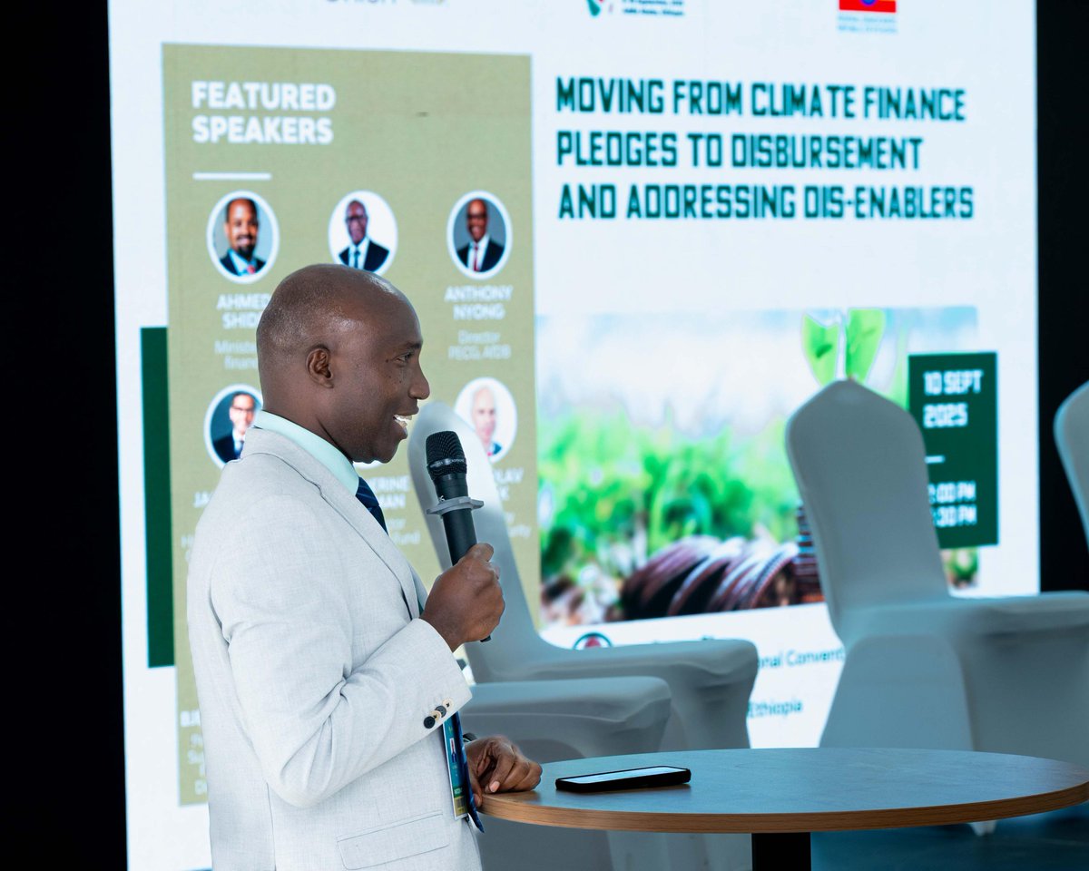 Yesterday at <a href="/ACS2ET/">Africa Climate Summit 2</a> our Chief Strategy Officer Felix Yvan joined African climate leaders to explore how to turn climate finance pledges into real impact on the ground.

He shared some insights from the Fund, highlighting how building strong financial systems and creating smart