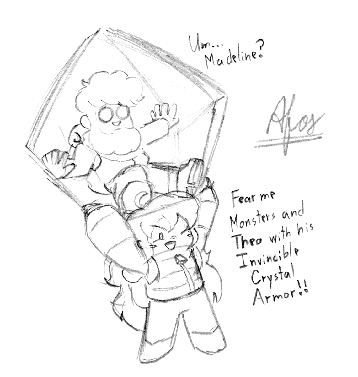 BarillRojas's tweet photo. Me in chapter 5 be like xd 🍓📷💎
I have to admit that Celeste wasn't entirely to my liking at the time, but this episode really lifted my spirits and the game continued to do so from now on.
#Celeste #Indiegame #Madeline #Theo #Fanart https://t.co/JF8vhotJcD