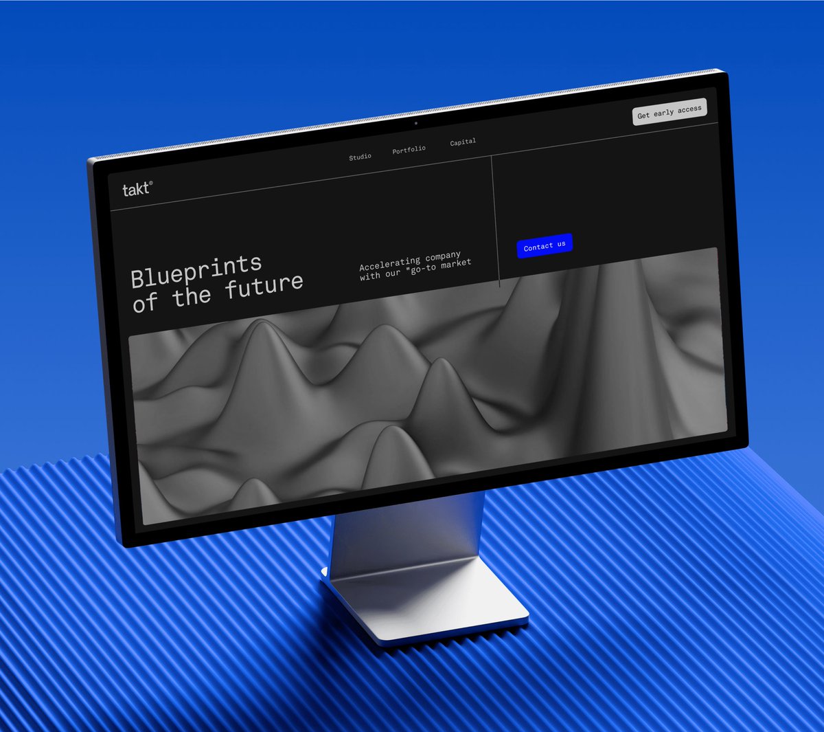 Brand design work for Takt Venture