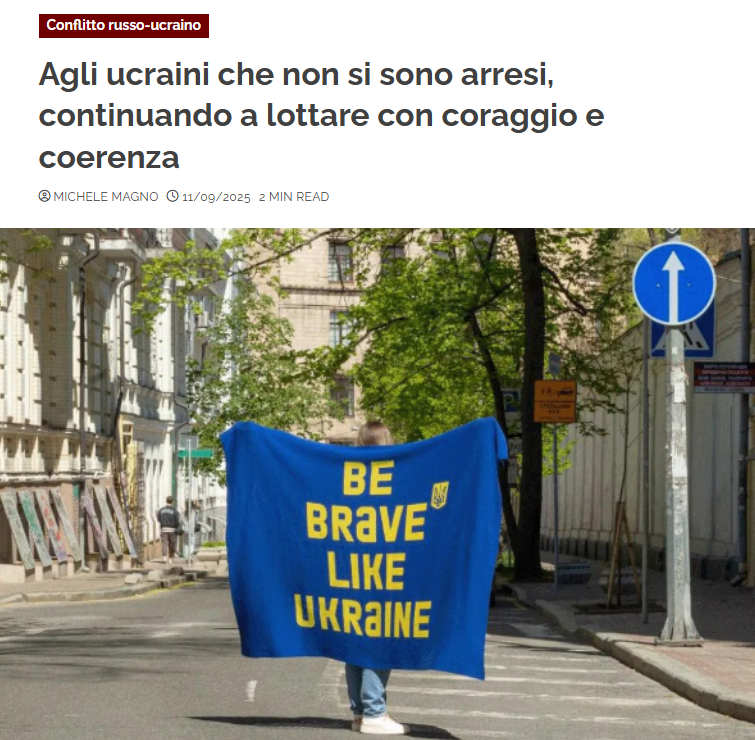 "Dedico queste righe agli ucraini. Agli ucraini dimenticati o invisi alla sinistra italiana. Agli ucraini derisi dai giornalisti sul libro paga del Cremlino. Agli ucraini che non hanno smesso di pensare che valesse la pena di vivere e di resistere. Agli ucraini che non si sono