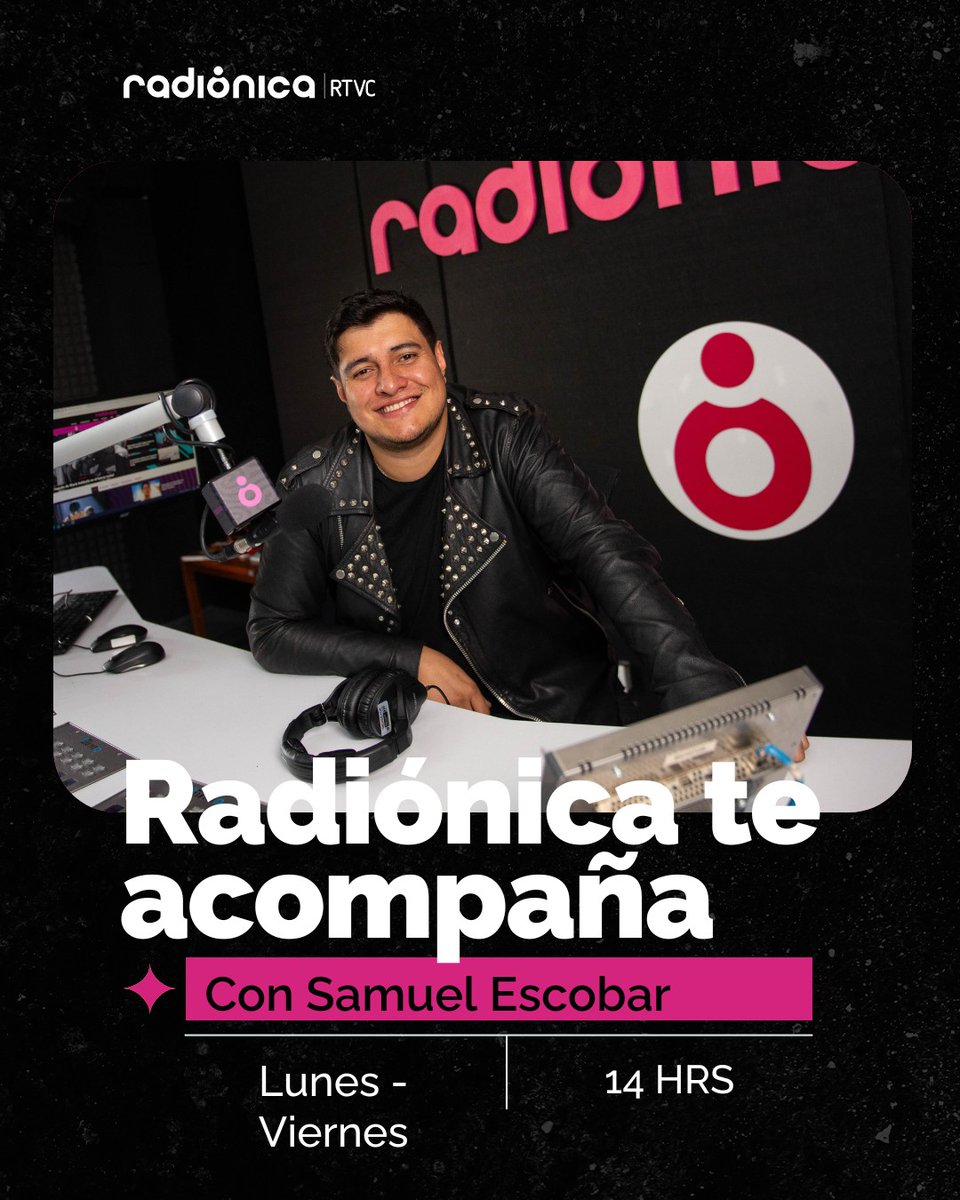 🔊​​🔥​ Canciones que tocan fibras y también cuentan historias, así suena la tarde con <a href="/Samuelescobarde/">Samu</a>, El Distinto, en #RadiónicaTeAcompaña. 🎶

Sintoniza #RadiónicaTeAcompaña de lunes a viernes desde las 2:00 p. m. por todas nuestras frecuencias o por el siguiente enlace →