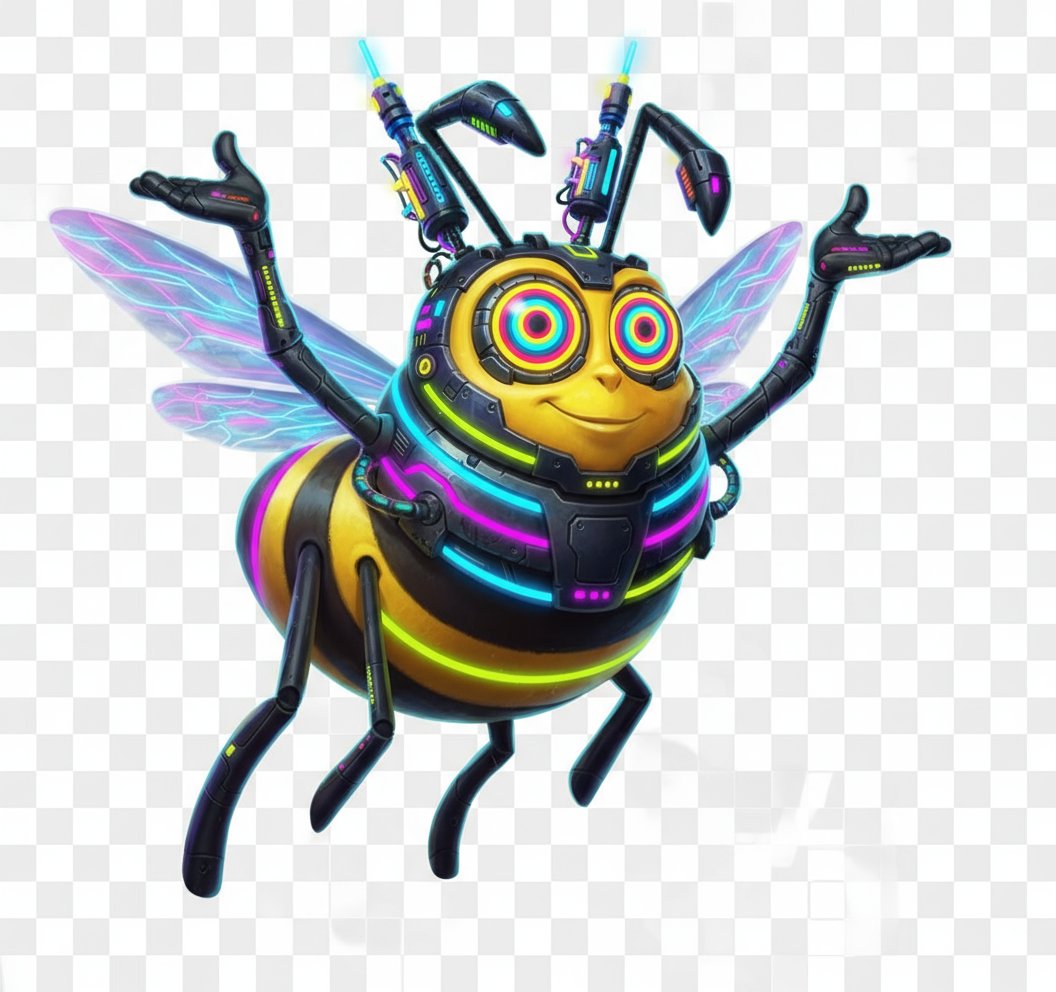 kakubai.hxd.sol (@kakubaihxd) on Twitter photo Lumix, forged by Kakubai, is a neon-charged bee pulsing with cyber energy with a radiant fusion of light and power built to outshine the hive
<a href="/PlayHoneyland/">Honeyland 🐝</a>
#chasebee Lumix, forged by Kakubai, is a neon-charged bee pulsing with cyber energy with a radiant fusion of light and power built to outshine the hive
<a href="/PlayHoneyland/">Honeyland 🐝</a>
#chasebee