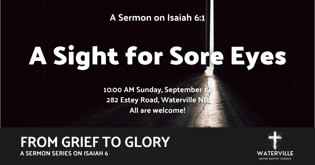 Starting a short sermon series at Waterville Baptist this Sunday—pray for fruit, and if you’re in the area, you’re more than welcome to join us!