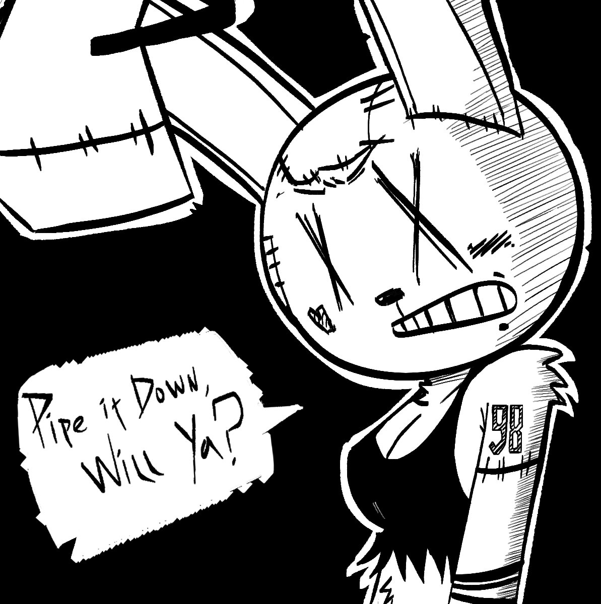 Ur being too loud lil bro

#art #digitalart #scene #scenecore #emo #emocore #bnuuy
