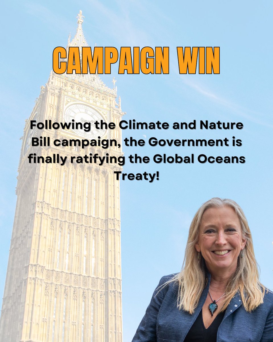 roz_savage's tweet image. 🚨Campaign Win🚨 The UK will finally ratify the Global Oceans Treaty! I’ve long pushed for this through the CAN Bill & as an environmental campaigner. It will protect 2/3 of our ocean—vital for nature, food security & our future. 🌊 #GlobalOceanTreaty #OceanProtection #CANBill