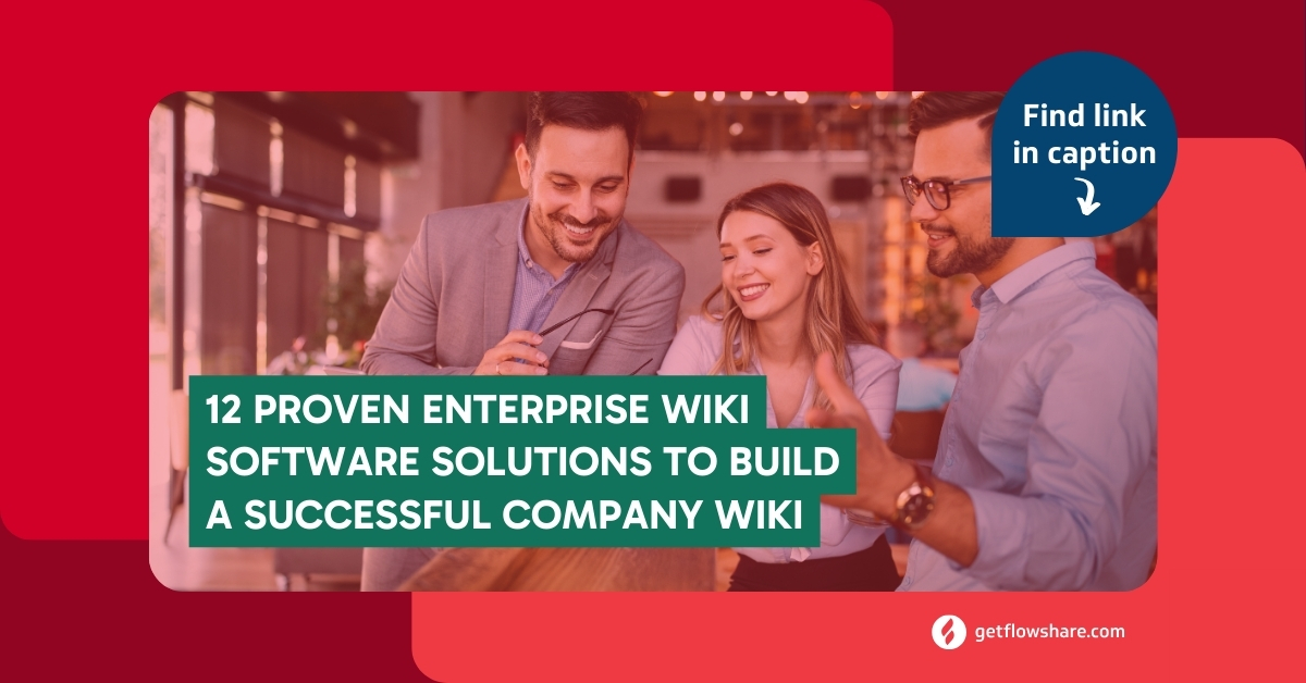 GetFlowShare's tweet image. 🧠 Still struggling to build your company wiki? You’re not alone.
The #1 blocker? Not the software, it’s filling it with useful, up-to-date knowledge.
Most wikis are either empty, outdated, or downright overwhelming.
#FlowShare #EnterpriseTools #ProcessDocumentation #TechStack