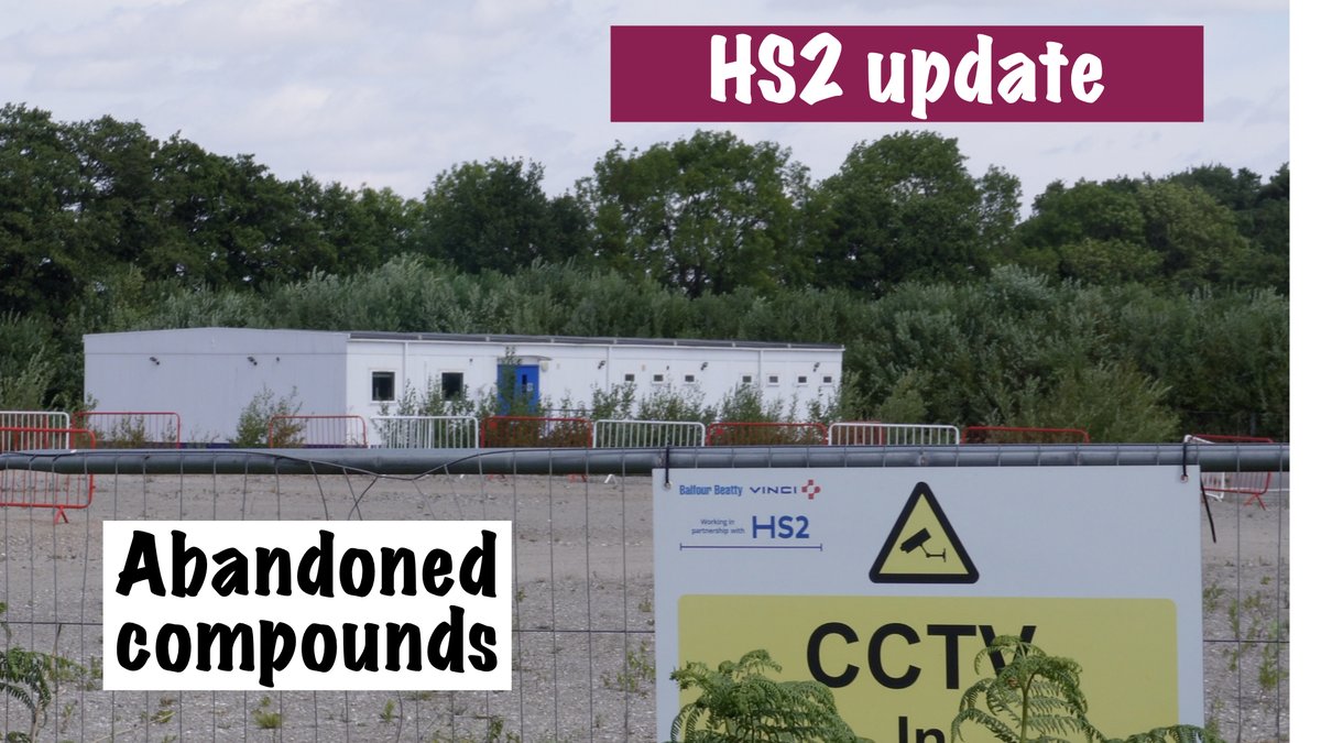 Why are there abandoned HS2 compounds on some parts of the controversial high speed route. The 'Transport Matters' YouTube channel has been finding out. Click on the link to view the latest video
youtu.be/NLSeJgNtMTw