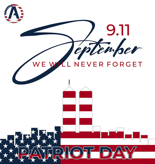 Today we remember the lives lost on September 11, 2001, and the bravery of those who stepped forward. In times of division, we are reminded that we are strongest when we stand together.

#PatriotDay #NeverForget911 #MadeInUSA