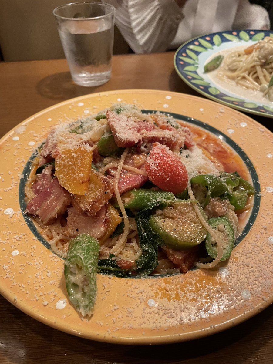 razaniaaaaaaaa's tweet photo. 久しぶりのパスタ美味しかつた https://t.co/4pysxebSmA
