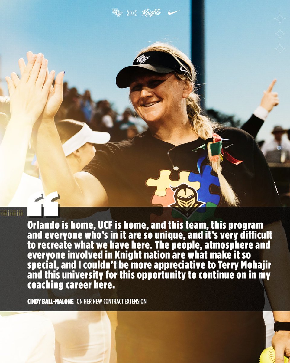 We love and appreciate you, Knight nation! 💛⚔️

🗣️ <a href="/CoachBallMalone/">Cindy Ball-Malone</a>