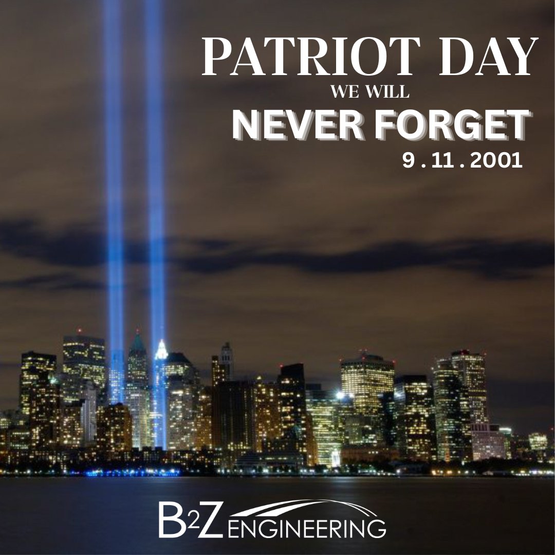 Today we honor the lives lost on 9/11 and remember the courage, unity, and resilience that continue to define our nation. #PatriotDay #NeverForget