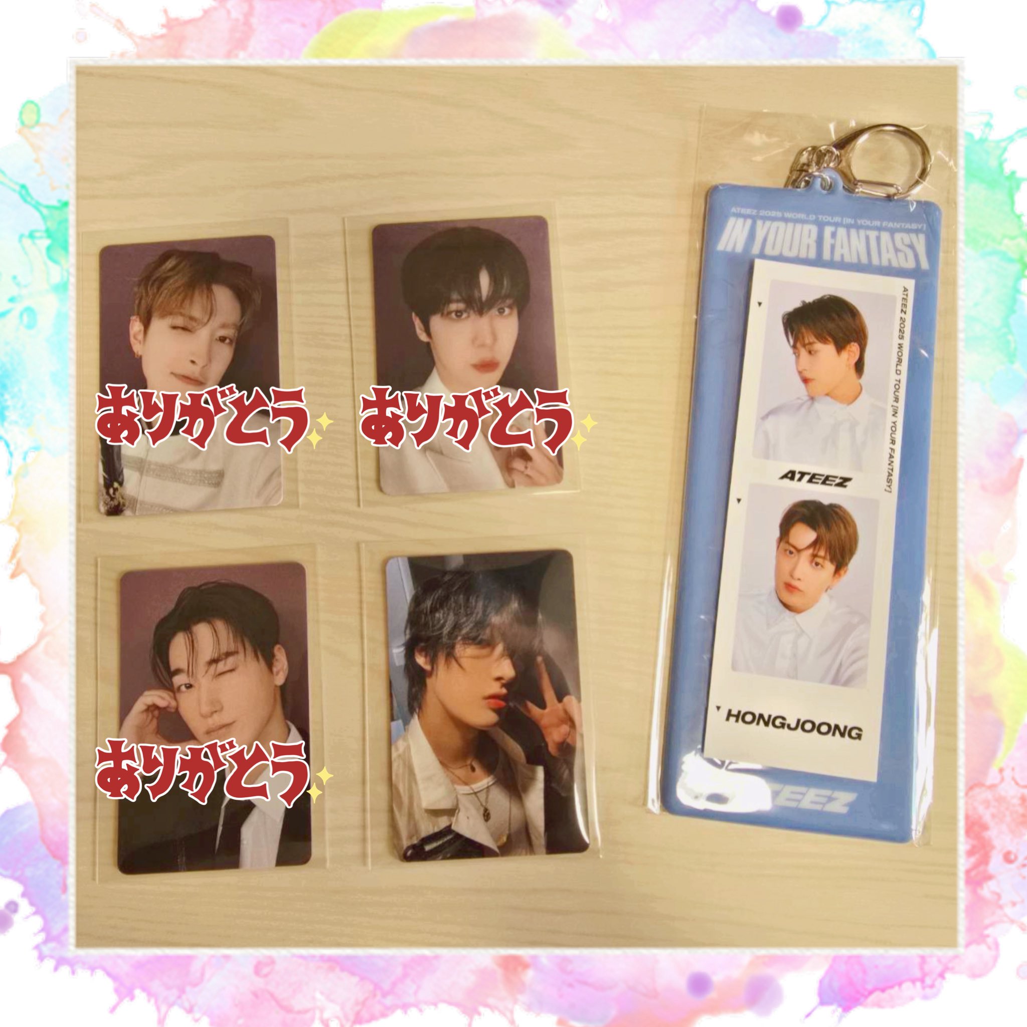 アチズ ATEEZ in your fantasy sailor 特典　トレカ ATEEZ 購入特典 in your fantasy トレカ ソンファ 日本限定