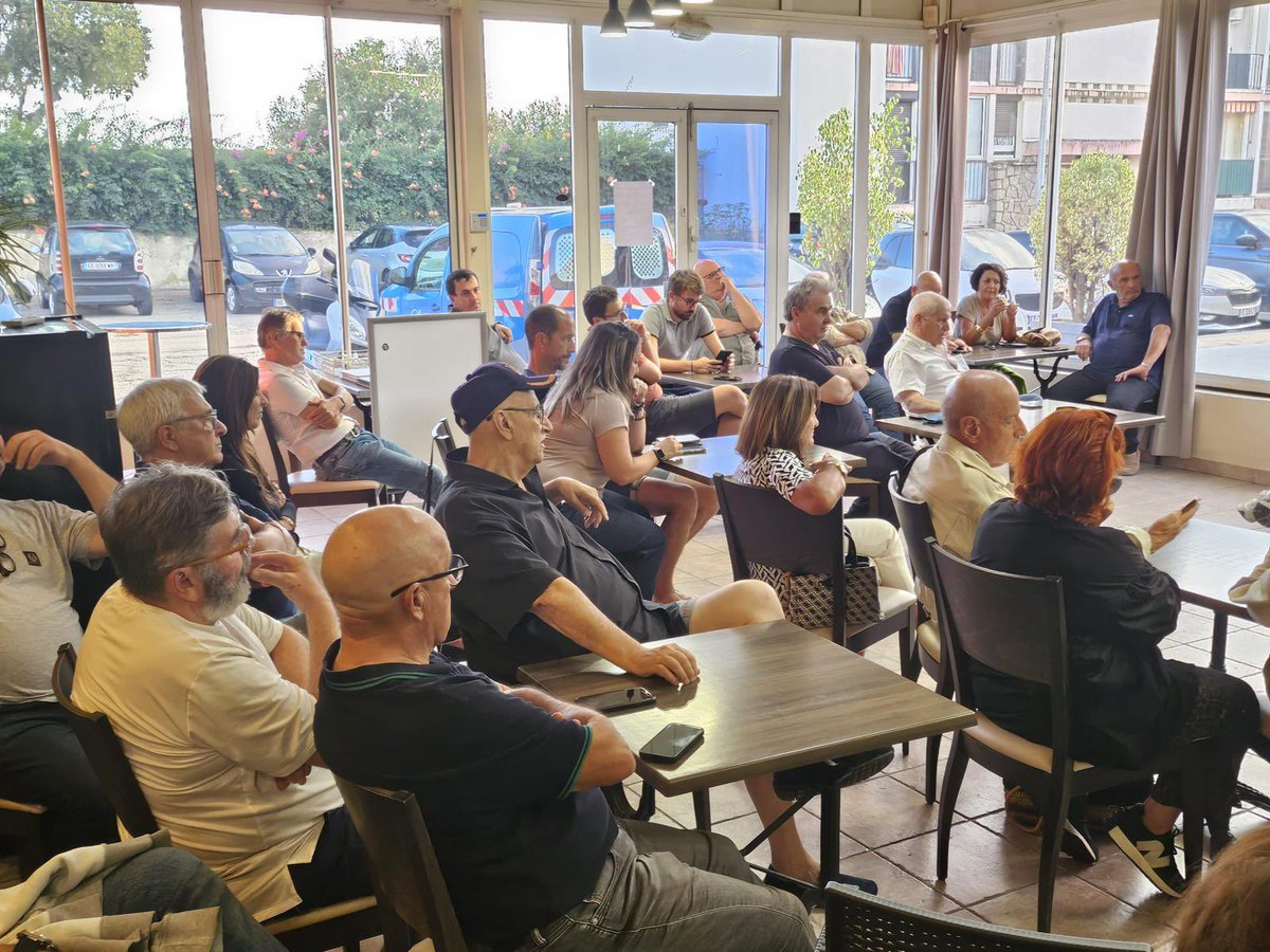 pacolombani's tweet image. Hier soir, aux Salines à Aiacciu, nous avons tenu une réunion publique. 

Merci à toutes celles et ceux qui sont venus échanger avec nous autour de mon bilan depuis Juillet 2024 : un CHU pour la Corse, la lutte contre la mortalité infantile ou encore la régulation du prix des…