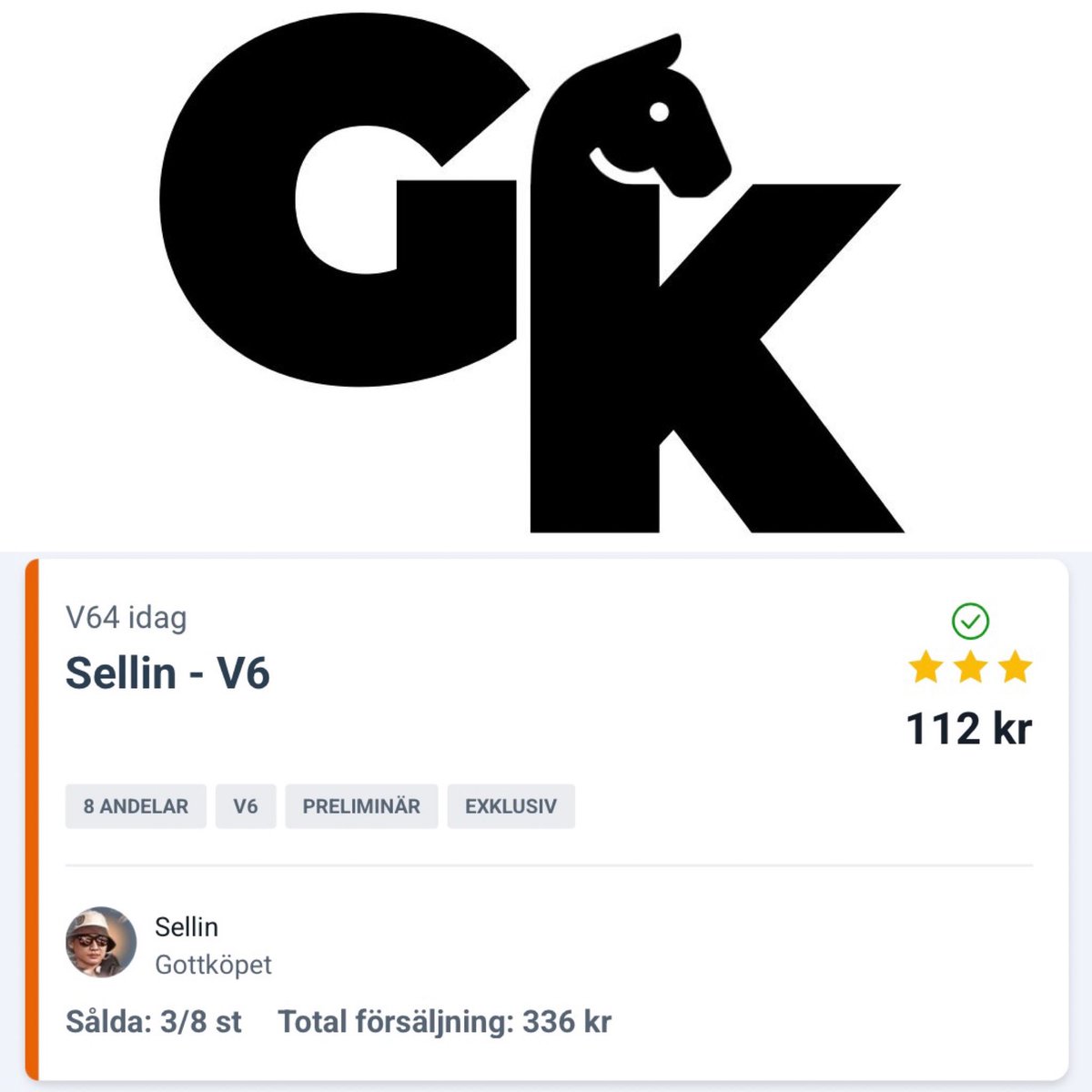 Vi testar en liten V6 till kvällen [112 kr]: atg.se/gottkopet/spel…