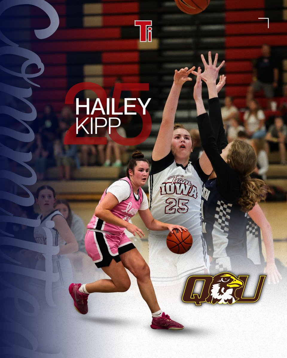 Team Iowa Basketball (@team_iowa) on Twitter photo We are so proud of Hailey Kipp on her commitment to play at basketball at Quincy University. She’s a hard worker, a great teammate, and an even better person. Quincy’s getting a good one! Congrats Hailey!
<a href="/HaileyKipp27/">Hailey Kipp</a> We are so proud of Hailey Kipp on her commitment to play at basketball at Quincy University. She’s a hard worker, a great teammate, and an even better person. Quincy’s getting a good one! Congrats Hailey!
<a href="/HaileyKipp27/">Hailey Kipp</a>