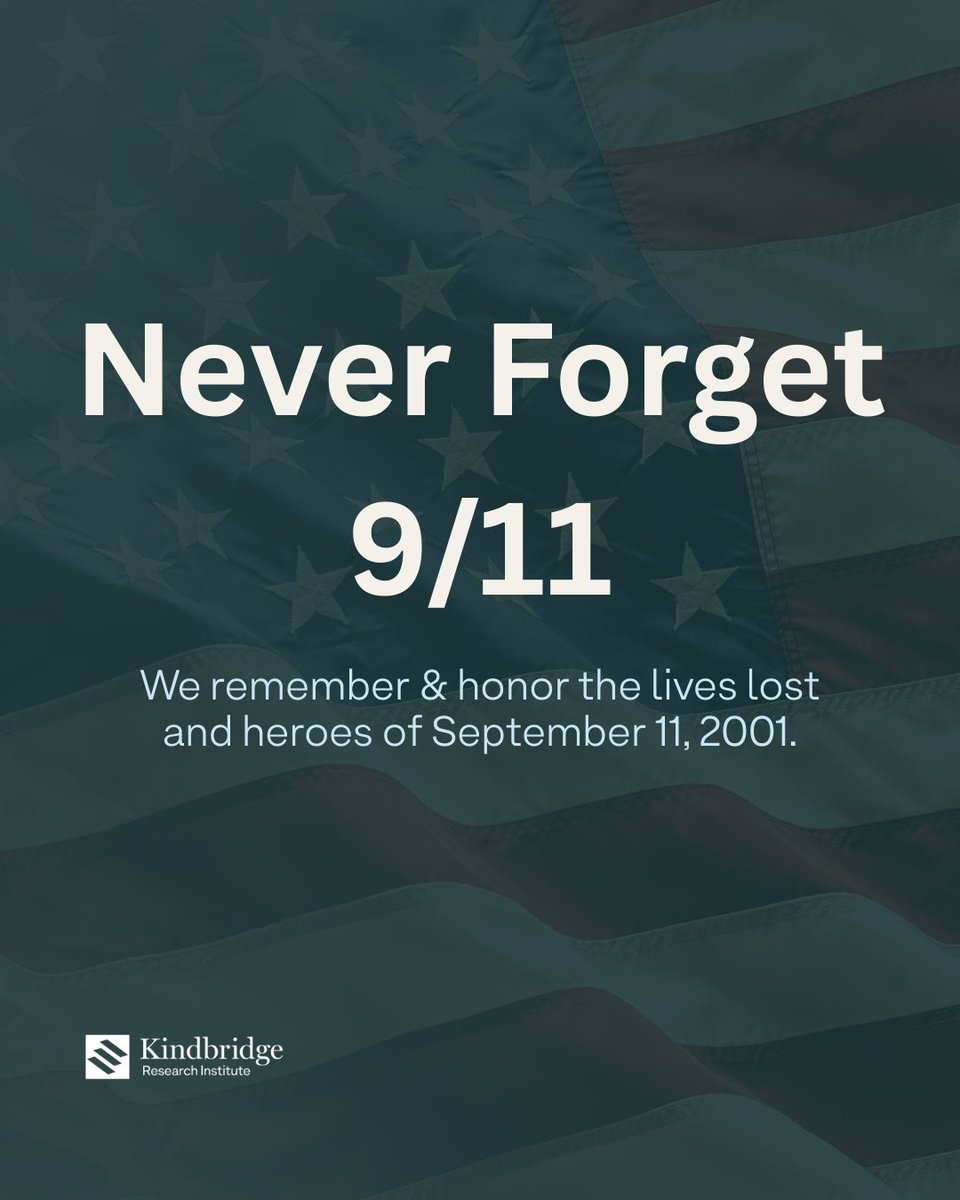 Kindbridge Research Institute (@kr_institute) on Twitter photo 🇺🇸Remembering 9/11. Honoring those we lost and the strength of the communities forever impacted. 
#patriotday #VeteransMentalHealth #GamblingDisorder #KindbridgeResearch #gamblingResearch #NeverForget 🇺🇸Remembering 9/11. Honoring those we lost and the strength of the communities forever impacted. 
#patriotday #VeteransMentalHealth #GamblingDisorder #KindbridgeResearch #gamblingResearch #NeverForget