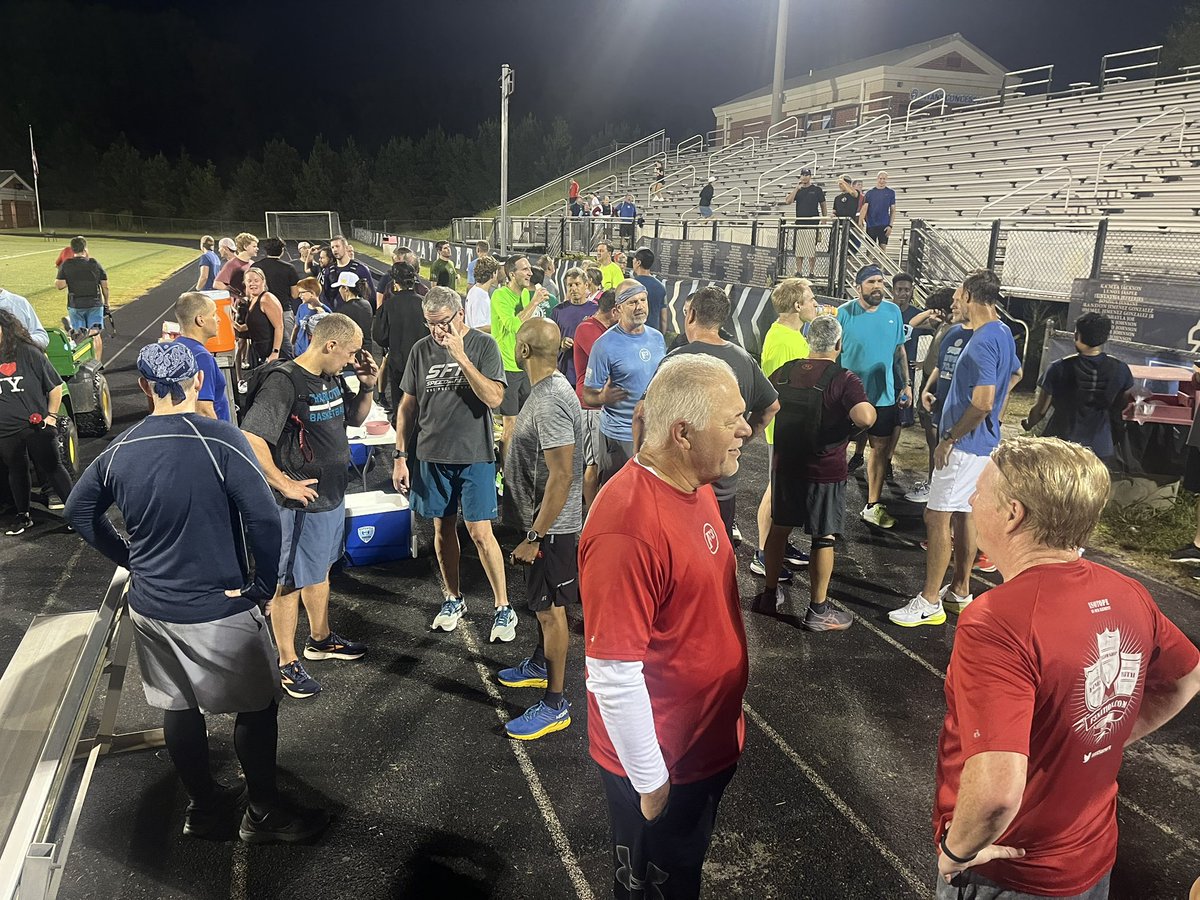 <a href="/F3Isotope/">F3/Isotope</a> Great event this morning at Hopewell High School, remembering the men and women who died on 9/11, those in uniform but also those not in uniform. What great tribute for the High School students to be a part of. 
Leading by example, F3men. <a href="/9lives_f3/">Tim Morris</a>