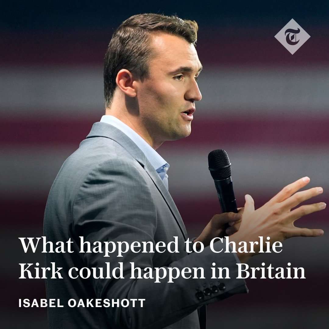 Telegraph's tweet image. ✍️ 'Politicians on both the Left and Right in this country have been proved equally vulnerable to violence from those who oppose them' | Writes @IsabelOakeshott

Read more 👇
telegraph.co.uk/news/2025/09/1…