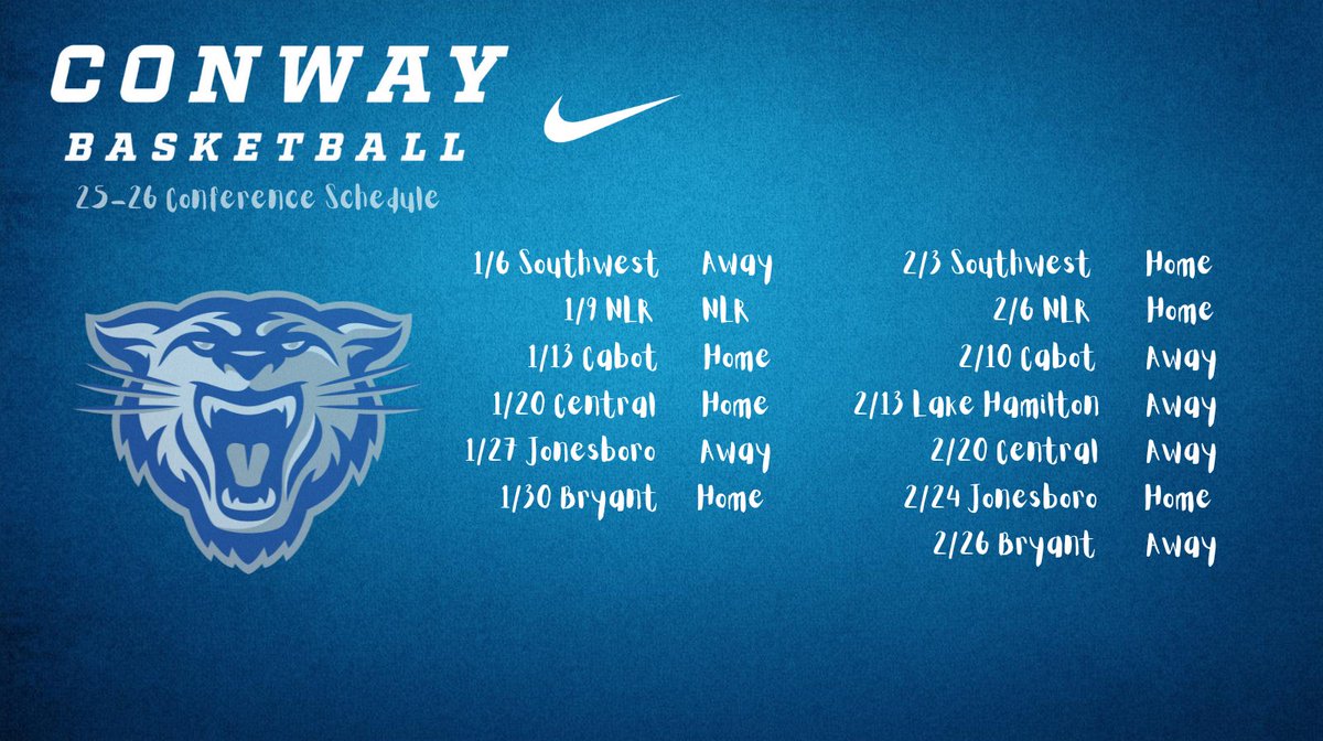 Conway Basketball tweet media
