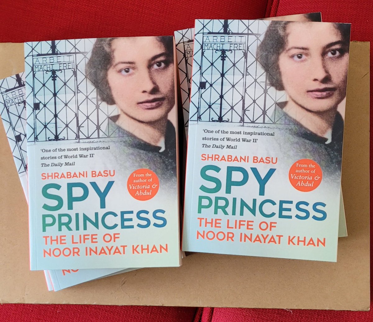 Shrabani Basu (@shrabanibasu_) on Twitter photo This precious box has just arrived! It's the 20th anniversary issue of #SpyPrincess with some lovely updates. Thank you, <a href="/TheHistoryPress/">The History Press</a>. How time has flown, and the story of #WWII heroine #NoorInayatKhan has travelled around the world. Get your brand new copies now! 🙂 This precious box has just arrived! It's the 20th anniversary issue of #SpyPrincess with some lovely updates. Thank you, <a href="/TheHistoryPress/">The History Press</a>. How time has flown, and the story of #WWII heroine #NoorInayatKhan has travelled around the world. Get your brand new copies now! 🙂