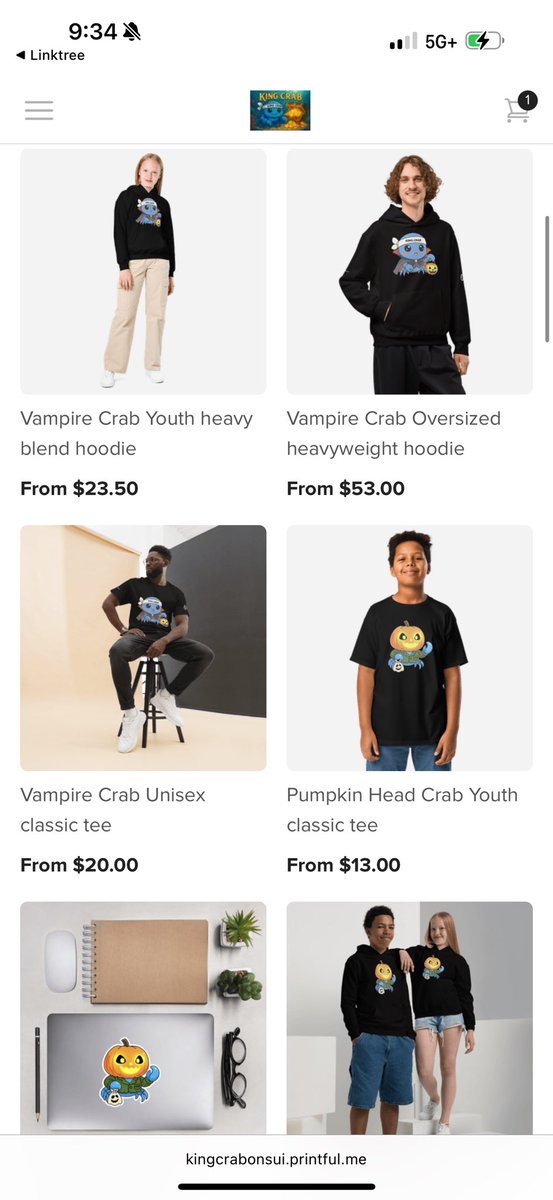 New merch dropped for the ladies and for Halloween! 

kingcrabonsui.printful.me