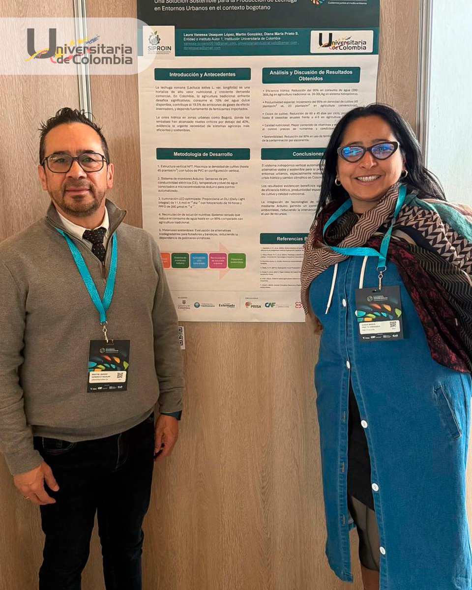 Universitariad4's tweet image. 🌱 El programa de Ingeniería Industrial destacó en la Cumbre Internacional de Sostenibilidad 🌎 con un póster sobre cultivos hidropónicos verticales 💡.

🔗 Conoce más 👉 youtube.com/watch?v=yN703N…
#Innovación #Sostenibilidad #IngenieríaIndustrial #OrgulloIUDC