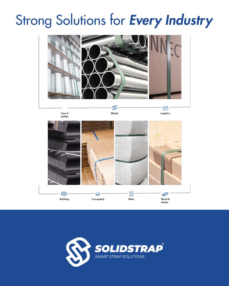 solidstrap's tweet image. Her Sektöre Güçlü Çözümler 🔗
Metallerden lojistiğe, kartondan ahşaba kadar Solidstrap; her yükü maksimum güç ve verimlilikle güvence altına alır.
Dayanıklılık için tasarlandı, sektörlerin güveniyle tercih edildi.

#Solidstrap #StrappingSolutions #LoadSecurity #CargoSafety