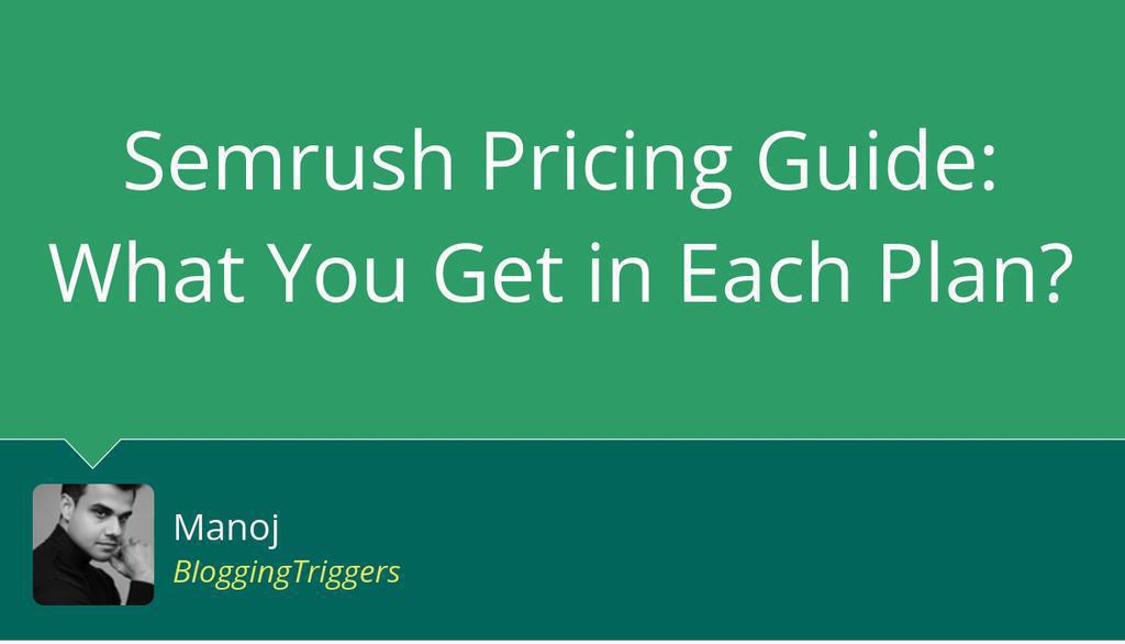 Thinking about upgrading your Semrush plan? Read our in-depth pricing guide to see the extra tools, data, and reporting you unlock at every subscription level. Make your next move a smart one—with all the facts!

Read more 👉 lttr.ai/AiRTc

#Semrush #SEO #Marketing